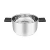 Resto Kitchenware Anser 3,2 L okrúhly čierny nerez