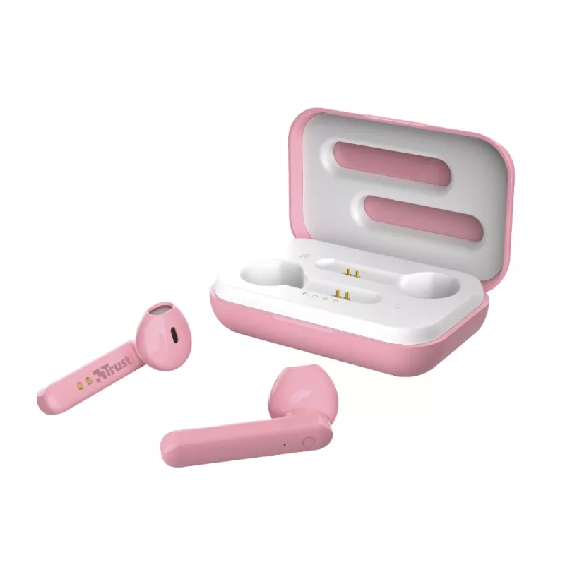 Trust Primo headset True Wireless Stereo (TWS) in-ear slúchadlá hovory/hudba Bluetooth ružová