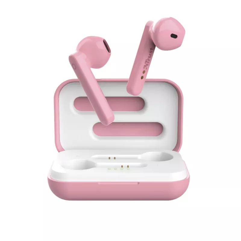 Trust Primo headset True Wireless Stereo (TWS) in-ear slúchadlá hovory/hudba Bluetooth ružová