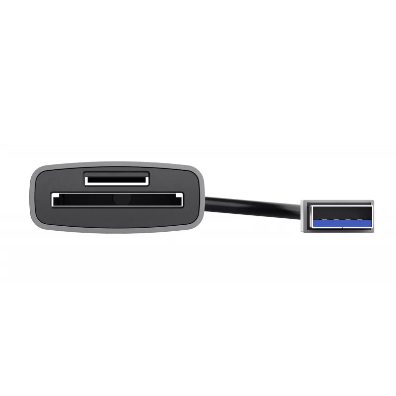 Trust Dalyx 24135 čítačka kariet, USB 3.2 Gen 1, microSD/SD/SDHC/SDXC, strieborná