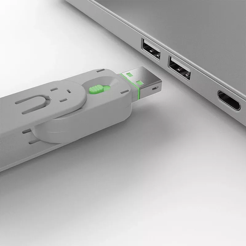 Blokátor portov Lindy USB Port Blocker balenie 4 ks farebné označenie zelená