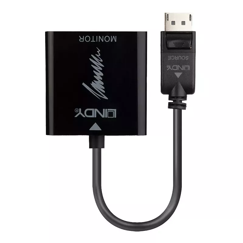 Aktívny prevodník DisplayPort 1.2 na HDMI 2.0 Lindy 41068