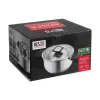 Resto Kitchenware Anser 4,4 L okrúhly čierny nerez