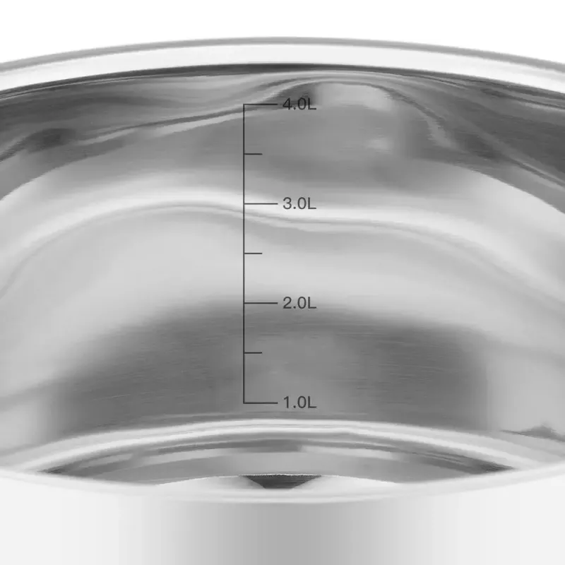 Resto Kitchenware Anser 4,4 L okrúhly čierny nerez