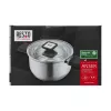Resto Kitchenware Anser 4,4 L okrúhly čierny nerez