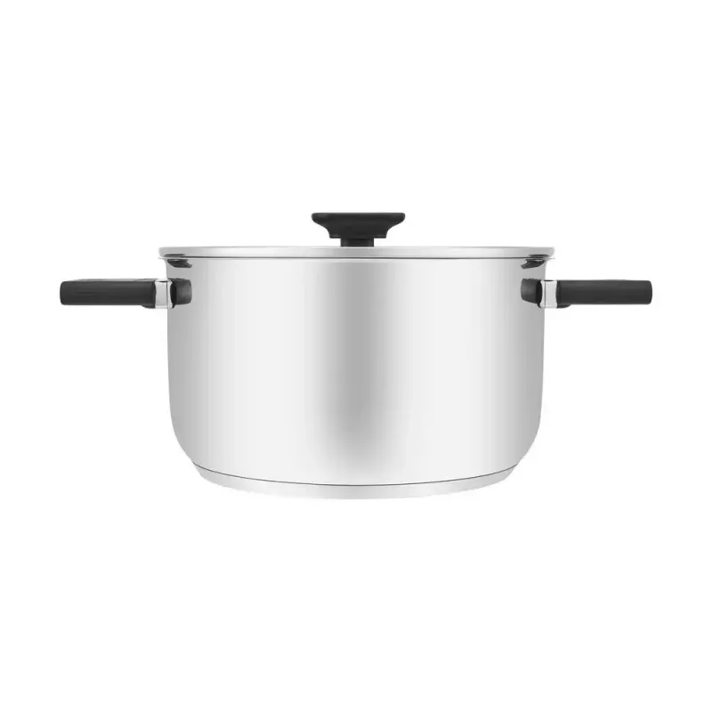 Resto Kitchenware Anser 4,4 L okrúhly čierny nerez