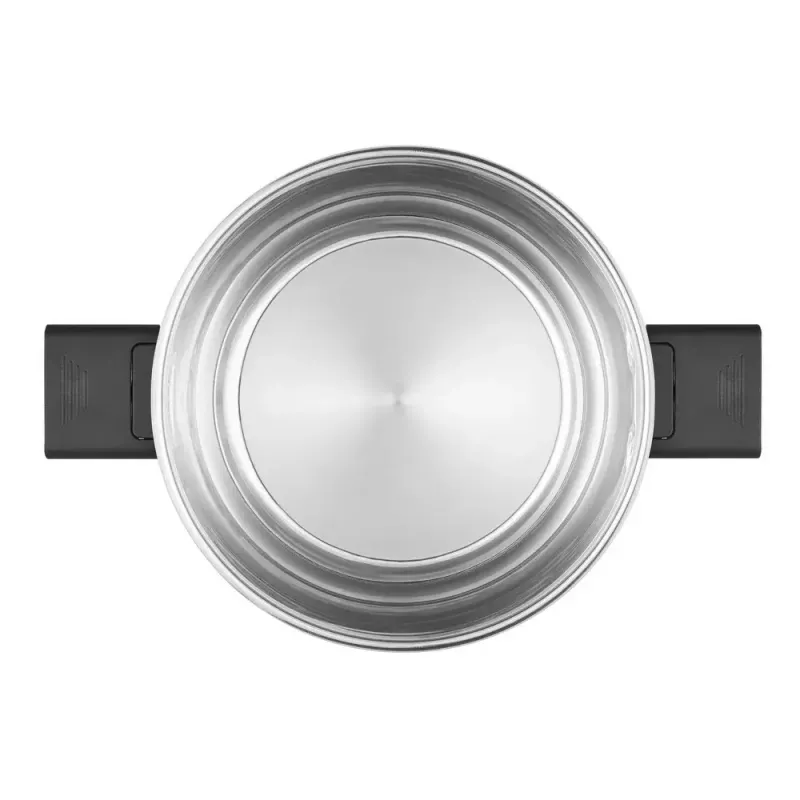 Resto Kitchenware Anser 4,4 L okrúhly čierny nerez