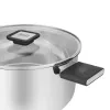 Resto Kitchenware Anser 4,4 L okrúhly čierny nerez