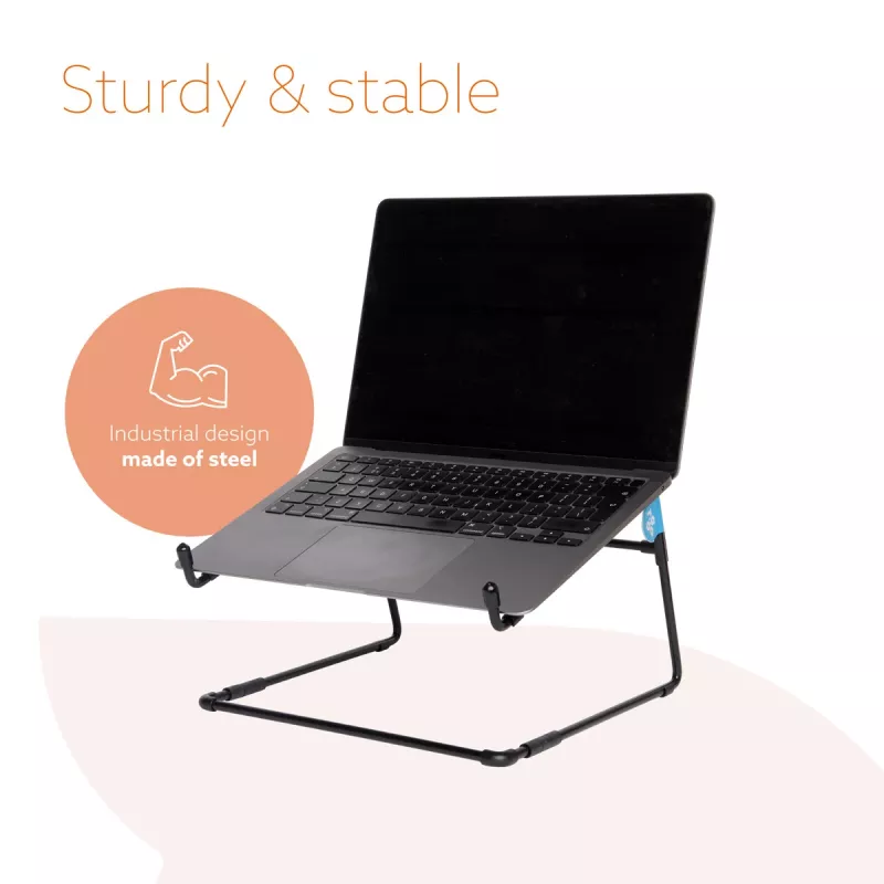 R-Go Tools stojan na notebook R-Go Steel Office, vhodný pre 10-22 palcov, čierny