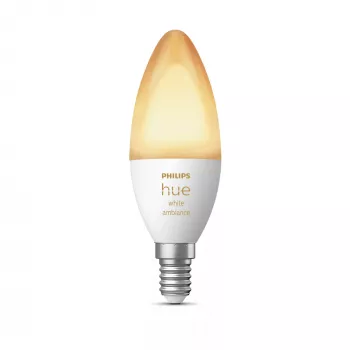 Inteligentná žiarovka Philips Hue White ambience Candle E14, 5,2 W, Bluetooth/Zigbee, pätica E14