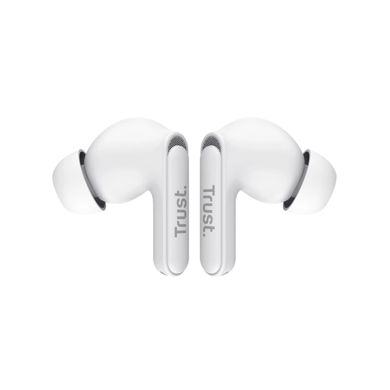 Trust Yavi Headset True Wireless Stereo (TWS) In-Ear hovory/hudba USB Type-C Bluetooth biela