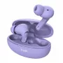 Trust Yavi 25297 slúchadlá do uší Bluetooth s ENC, fialové