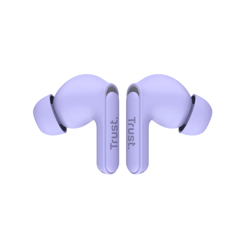 Trust Yavi 25297 slúchadlá do uší Bluetooth s ENC, fialové