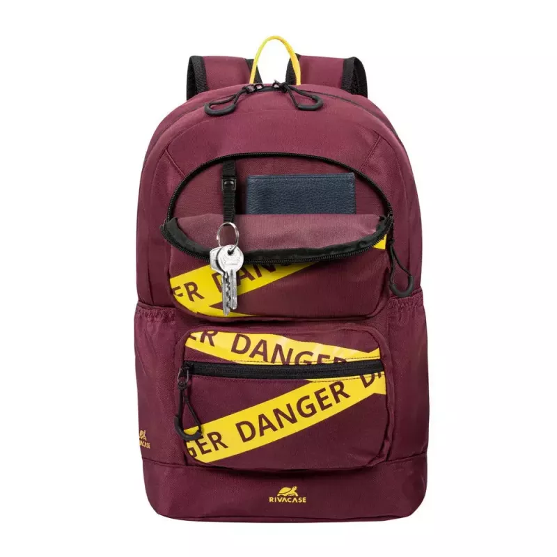 Rivacase 5421 Urban batoh na notebook 13,3 palca (33,8 cm), 14 l, bordovočervený
