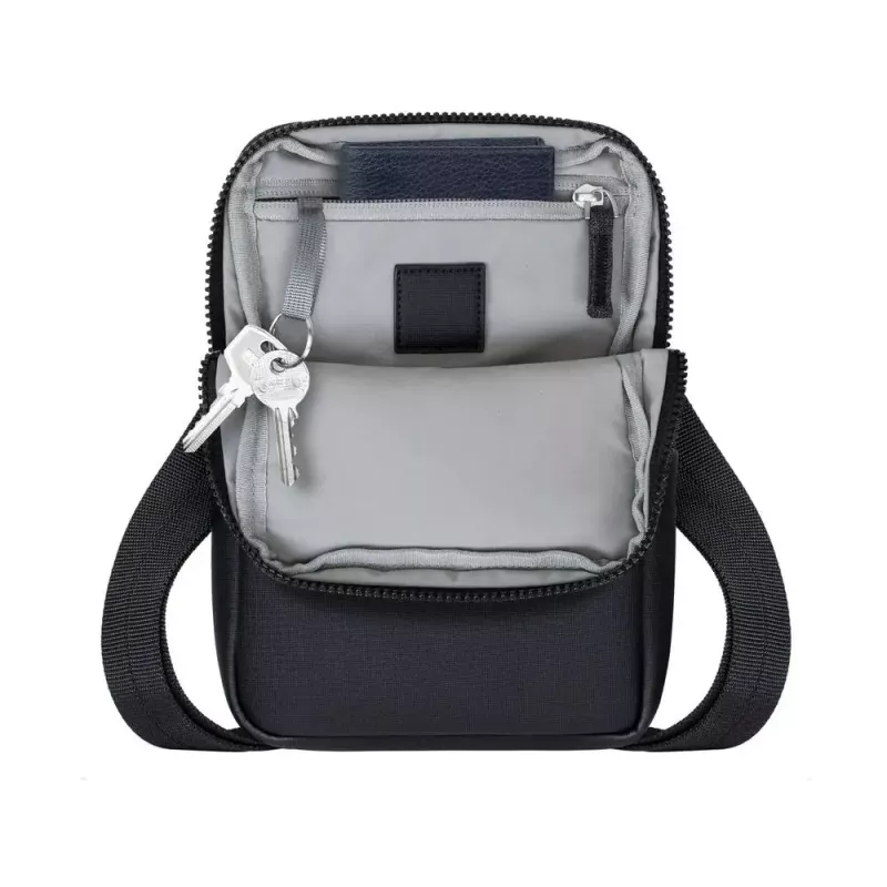 Taška cez rameno Rivacase 8810 pre tablety do 20,3 cm (8 palcov) — polyuretán a polyester, 0,28 kg