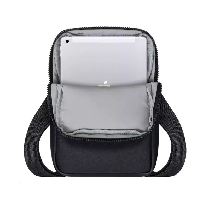 Taška cez rameno Rivacase 8810 pre tablety do 20,3 cm (8 palcov) — polyuretán a polyester, 0,28 kg