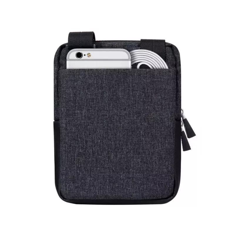 Taška cez rameno Rivacase 8810 pre tablety do 20,3 cm (8 palcov) — polyuretán a polyester, 0,28 kg