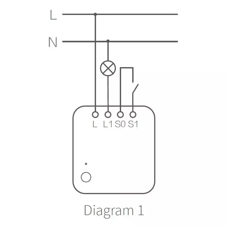 AQARA Smart Home Single Switch modul T1, bez neutrálneho vodiča (SSM-U02)