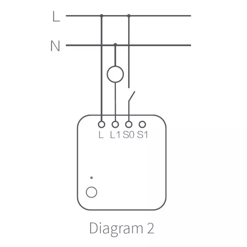 AQARA Smart Home Single Switch modul T1, bez neutrálneho vodiča (SSM-U02)