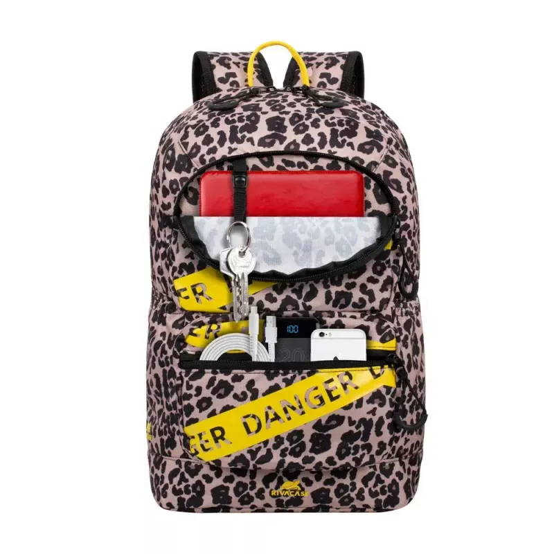 Rivacase 5421 Urban batoh na notebook 13,3 palca (33,8 cm), 14 l, leopardí