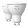 Philips Hue White GU10 inteligentná žiarovka, 2x400 lm, 2 ks
