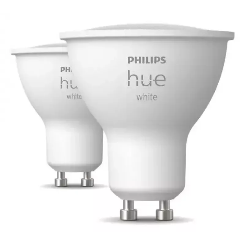 Philips Hue White GU10 inteligentná žiarovka, 2x400 lm, 2 ks
