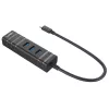 USB hub Lindy USB 3.2 Type-C hub a Gigabit Ethernet konvertor