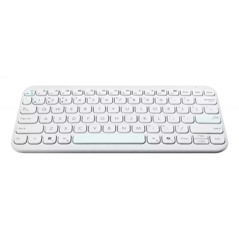 ASUS Marshmallow KW100 Bezdrôtová klávesnica, dúhovo biela
