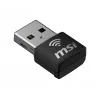 USB adaptér MSI AX1800 Nano WiFi USB 2.0 čierny