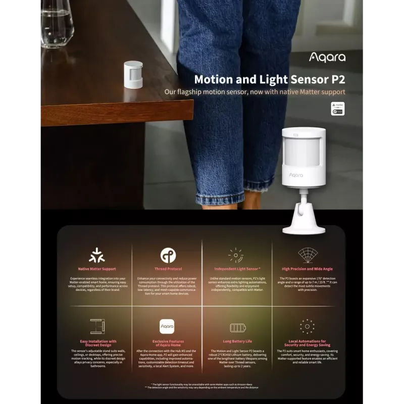 Smart Home pohybový senzor, model: P2/ML-S03D, Aqara