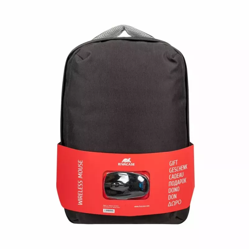 Rivacase 7563 batoh na notebook 15,6 palca (39,6 cm) s myšou, čierny