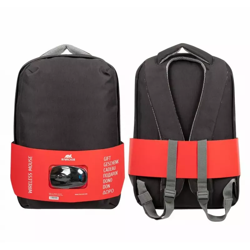 Rivacase 7563 batoh na notebook 15,6 palca (39,6 cm) s myšou, čierny