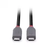 Lindy 0,8 m USB 4 240 W Type-C kábel, Anthra Line