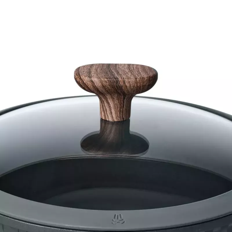 Resto Kitchenware Ran hrniec 4,2 l, okrúhly, béžový, drevo