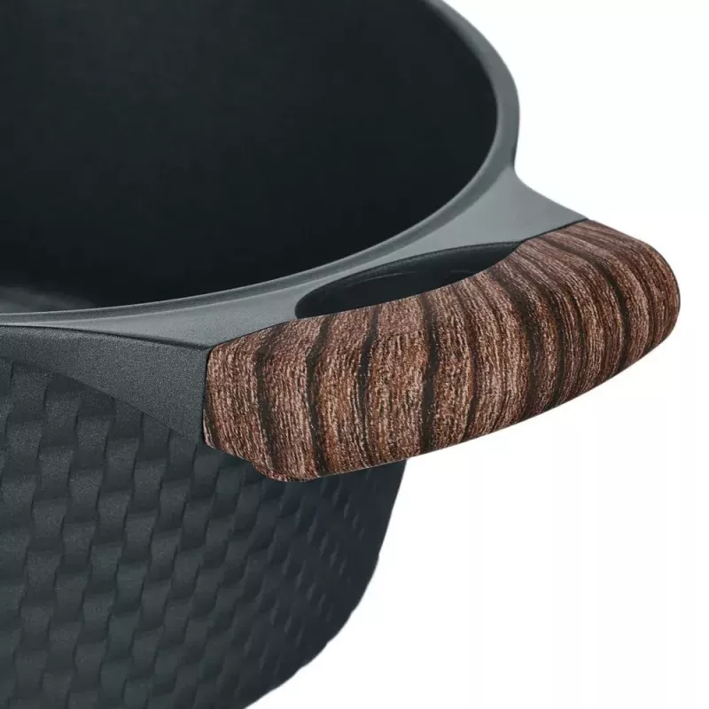 Resto Kitchenware Ran hrniec 4,2 l, okrúhly, béžový, drevo