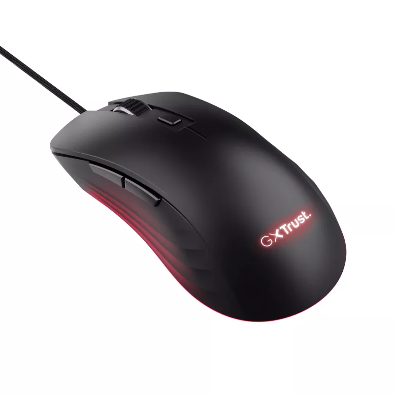 Trust GXT924 YBAR+ myš herná pravá ruka USB Type-A optická 25600 DPI
