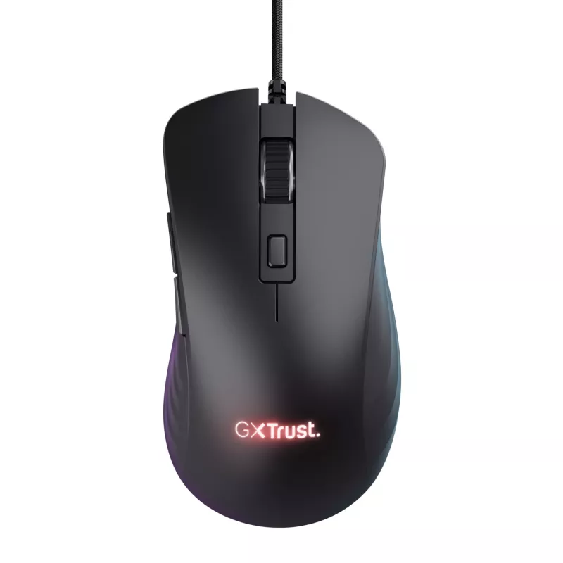 Trust GXT924 YBAR+ myš herná pravá ruka USB Type-A optická 25600 DPI