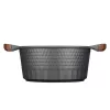 Resto Kitchenware Capella 4,6 L okrúhle čierne drevo