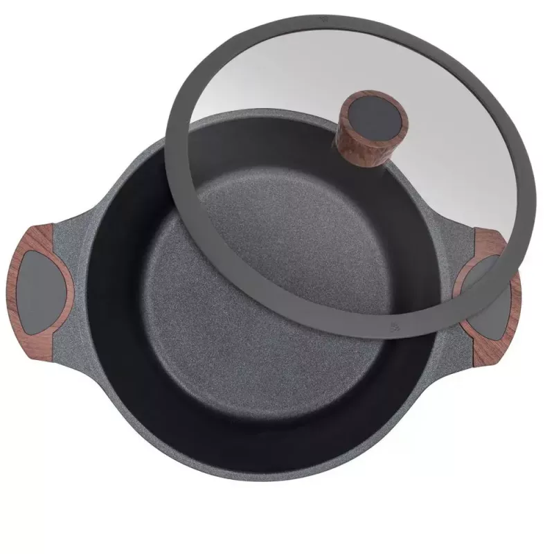 Resto Kitchenware Capella 4,6 L okrúhle čierne drevo