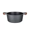 Resto Kitchenware Capella 4,6 L okrúhle čierne drevo