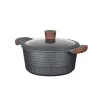 Resto Kitchenware Capella 4,6 L okrúhle čierne drevo