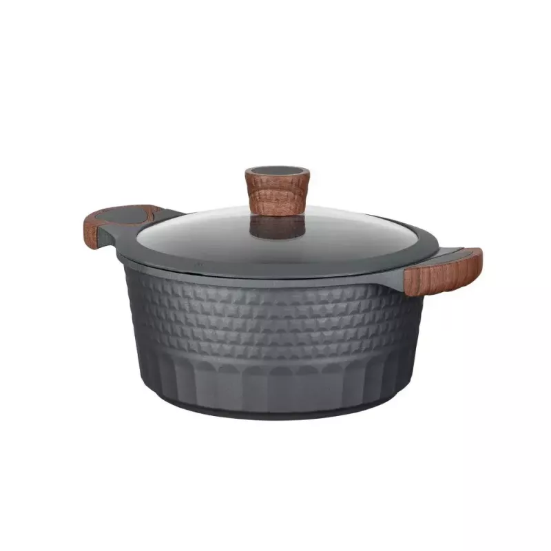 Resto Kitchenware Capella 4,6 L okrúhle čierne drevo