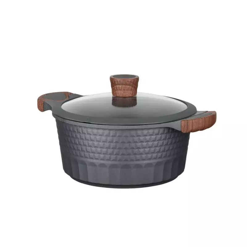 Resto Kitchenware Capella 4,6 L okrúhle čierne drevo