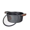 Resto Kitchenware Capella 4,6 L okrúhle čierne drevo