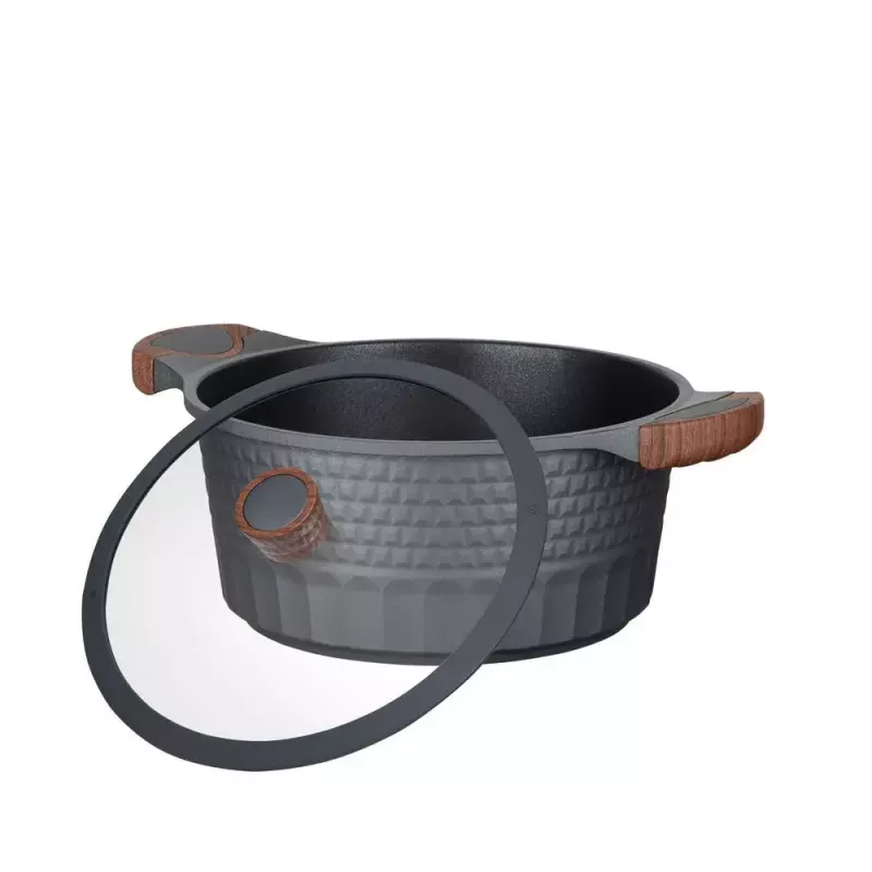 Resto Kitchenware Capella 4,6 L okrúhle čierne drevo