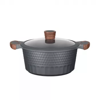 Resto Kitchenware Capella 4,6 L okrúhle čierne drevo