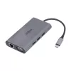 Dahua Technology 9-in-1 USB 3.1 Type-C na USB 3.0 + HDMI + RJ45 + VGA + SD/TF + PD dokovacia stanica
