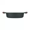 Resto Kitchenware 93906 univerzálny hrniec, čierny hliník, 4,1 l, 28 cm