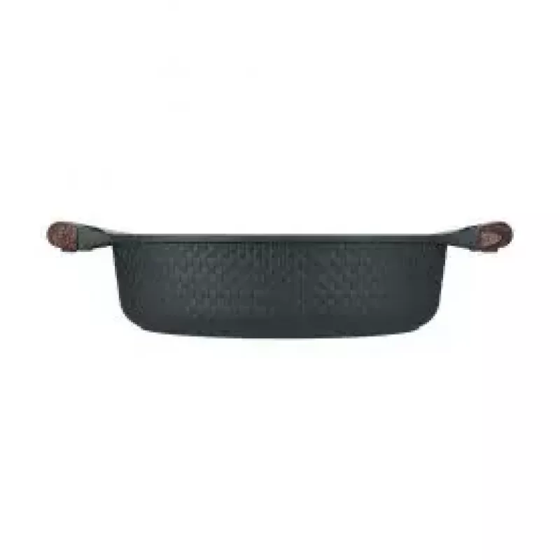 Resto Kitchenware 93906 univerzálny hrniec, čierny hliník, 4,1 l, 28 cm