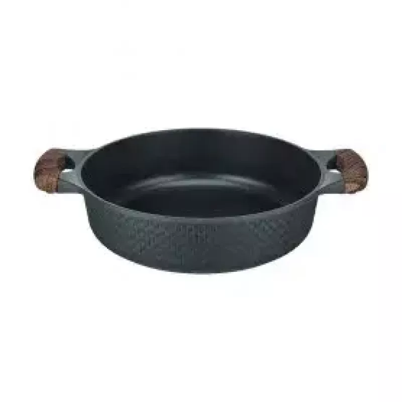 Resto Kitchenware 93906 univerzálny hrniec, čierny hliník, 4,1 l, 28 cm